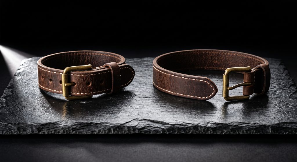 signaler son rôle du jour, deux bracelets de cuir identiques