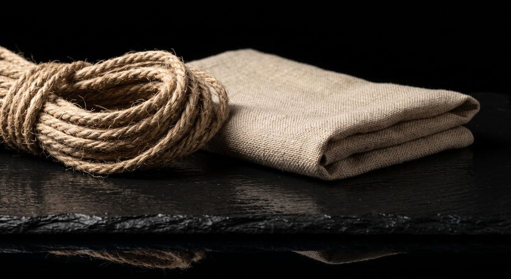 séance annulée, corde enroulée et linge plié laissés de côté