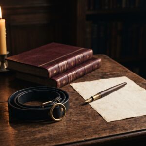 Trois guides du Pack Dominant Soumis présentés en couverture sombre, accompagnés d'une corde noire et d'un anneau doré