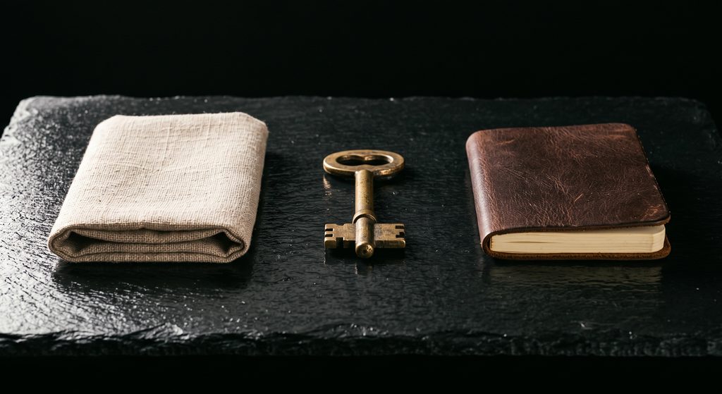moteur du rôle de maître, trois objets alignés avec précision